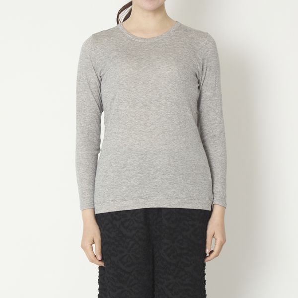 ao/なめらか天竺8分袖Tシャツ